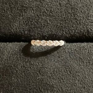 Classic 6 Stone Certified 1 Carat White Moissanite Diamond Band